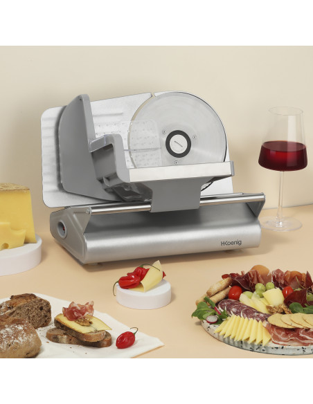 H.Koenig MSX190 - Trancheuse à viande 19cm de diamètre