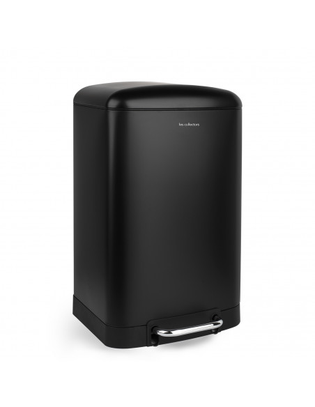 Les collectors n°505 poubelle - Poubelle à pédale 20L, black edition