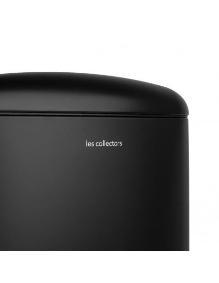 Les collectors n°505 poubelle - Poubelle à pédale 20L, black edition