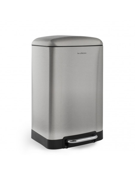 Les Collectors N°512 - Poubelle à pédale 20L, inox edition