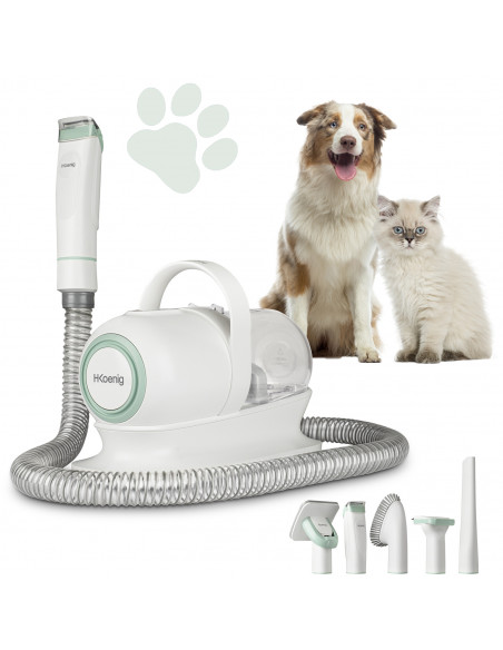 H.Koenig PAW400 - Aspirateur pour toilettage des animaux de compagnie
