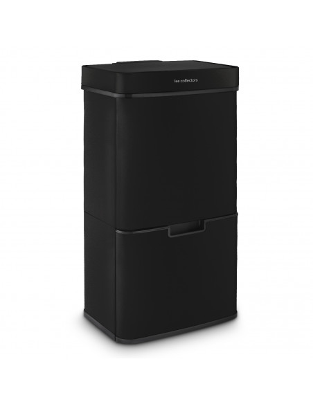 Les Collectors N°1015 - Poubelle de tri à capteur 69L, black edition