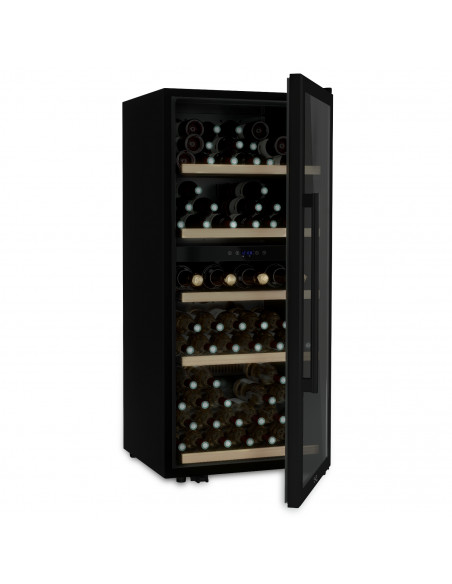 Les petits champs CAVCDB91 - cave de conservation dual zone 91 bouteilles pose libre