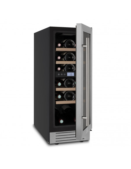 Les petits champs CAVCED17 - Cave à vin dual zone 17 bouteilles encastrable