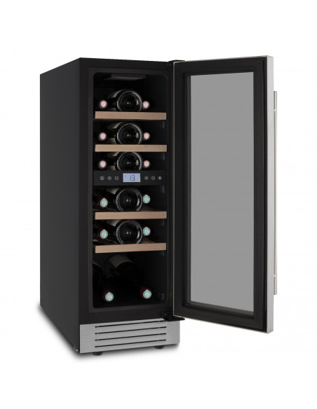Les petits champs CAVCED17 - Cave à vin dual zone 17 bouteilles encastrable