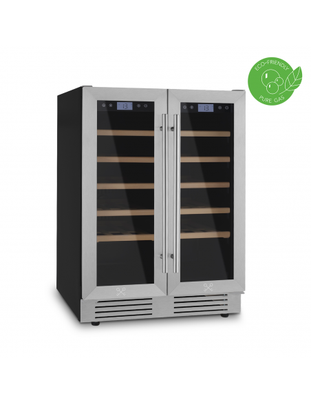 Les petits champs - CAVCED42 - Cave à vin dual zone 42 bouteilles encastrable