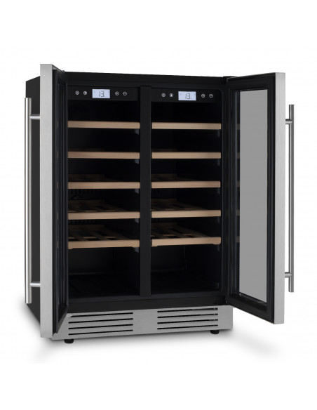 Les petits champs - CAVCED42 - Cave à vin dual zone 42 bouteilles encastrable
