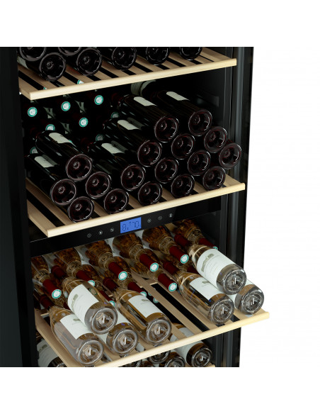 Les petits champs CAVCED149 - Cave de conservation dual zone 149 bouteilles encastrable