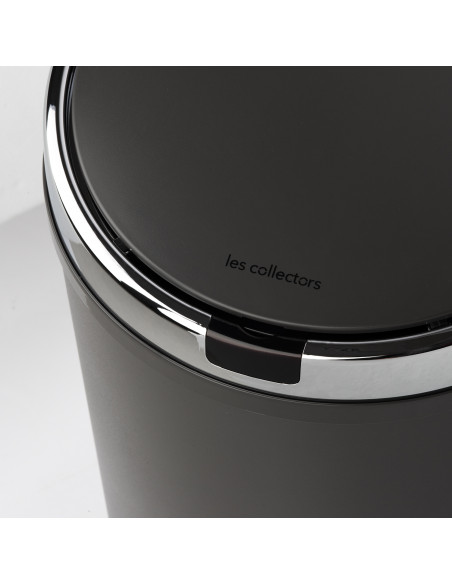 Les Collectors n°235 poubelle à capteur 30L dark grey edition