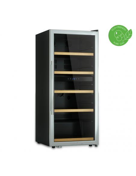 Les petits champs CAVCD91 - Cave de conservation dual zone 91 bouteilles pose libre