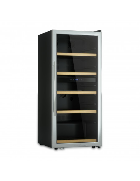 Les petits champs CAVCD91 - Cave de conservation dual zone 91 bouteilles pose libre