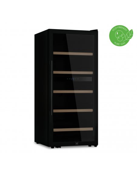 Les petits champs CAVCDB91 - cave de conservation dual zone 91 bouteilles pose libre