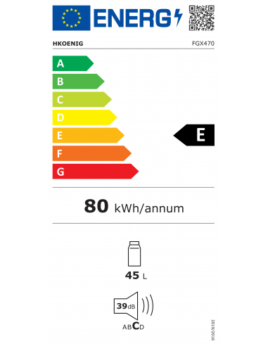 H.Koenig FGX470 - mini réfrigérateur...