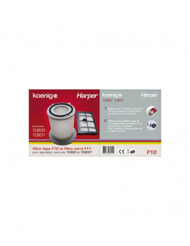 Filtres hépa pour aspirateurs TC802 TC801 TC800 SPIR2200