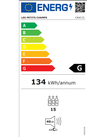 Les petits champs CAVC15+WOP660 - cave de service et tire-bouchon électrique