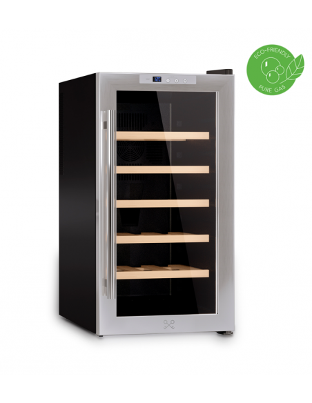 Les petits champs CAVC18+WOM440 - cave de conservation et pompe sous vide pour vin