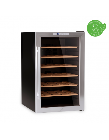 Les petits champs CAVC28+WOM440 - cave de conservation et pompe sous vide pour vin