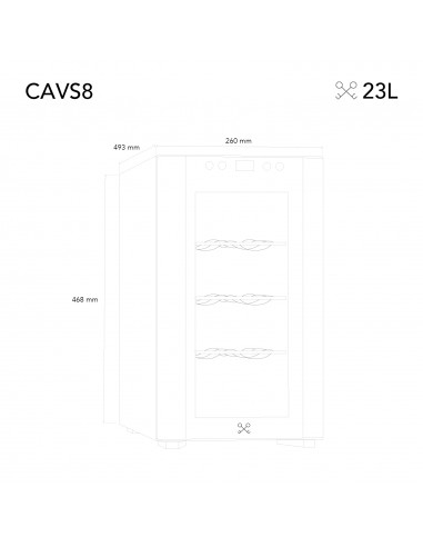 Les petits champs CAVS8+WOM820 - Cave... Les petits champs CAVS8+WOM820 - Cave...