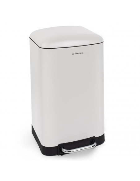 Les Collectors N°828 - Poubelle à pédale 30L, white edition