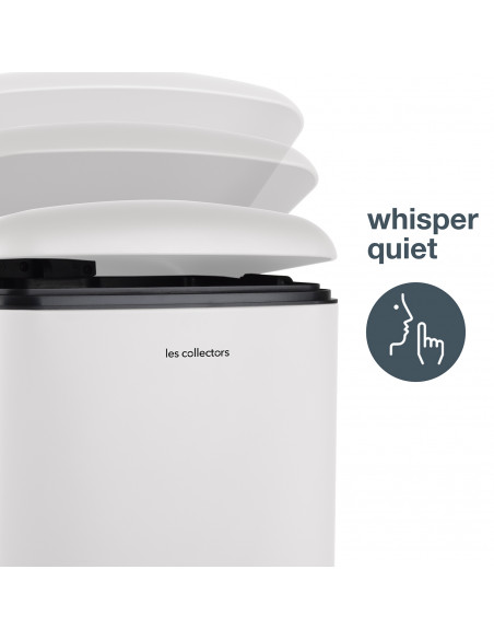 Les Collectors N°828 - Poubelle à pédale 30L, white edition