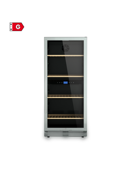 Les petits champs CAVCED149 - Cave de conservation dual zone 149 bouteilles encastrable