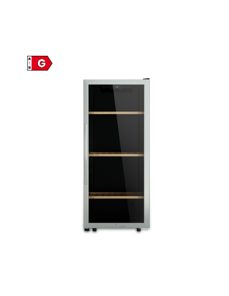 Les petits champs CAVC122 - Cave de conservation 122 bouteilles pose libre