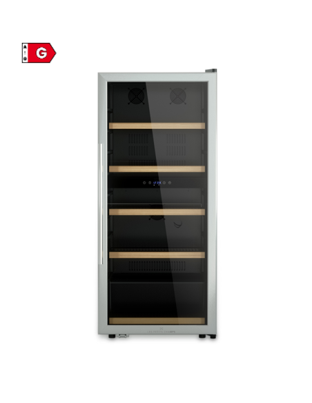 Les petits champs CAVCD91 - Cave de conservation dual zone 91 bouteilles pose libre