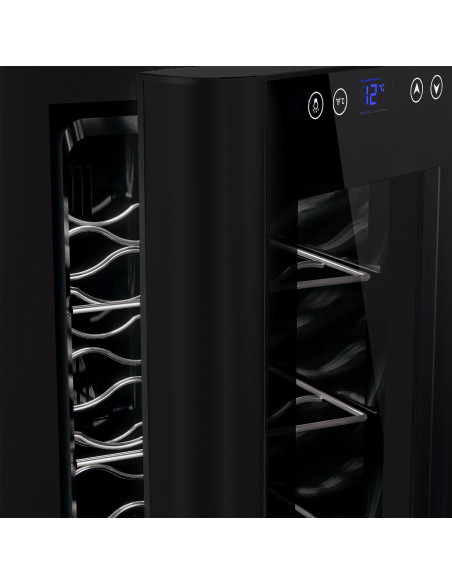 Les Petits Champs CAVSB8 - Cave de service noire 8 bouteilles