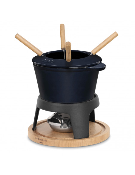 La Fonderie 1890 Mont d'Arbois - Service à fondue en fonte pour 4 personnes