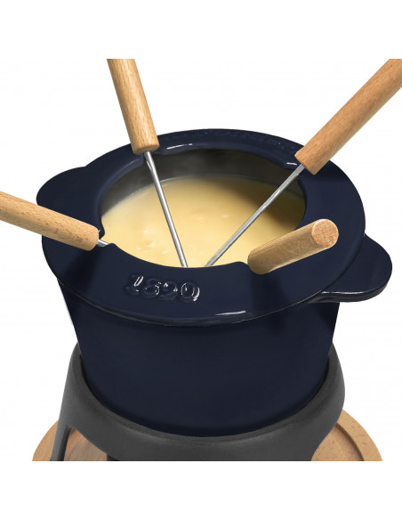 La Fonderie 1890 Mont d'Arbois - Service à fondue en fonte pour 4 personnes