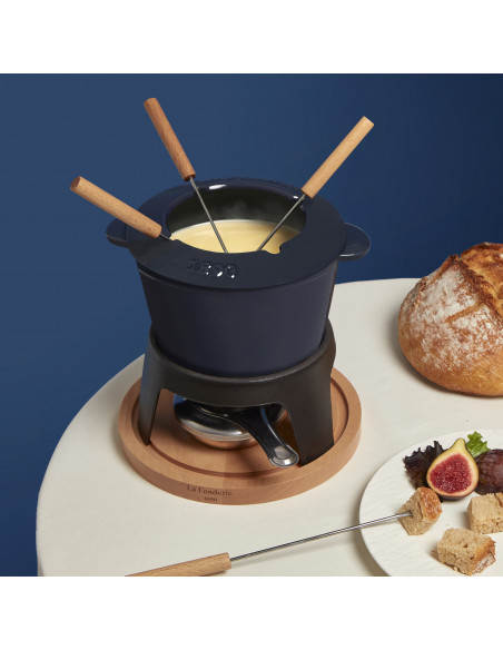 La Fonderie 1890 Mont d'Arbois - Service à fondue en fonte pour 4 personnes