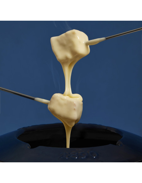 La Fonderie 1890 Mont d'Arbois - Service à fondue en fonte pour 4 personnes