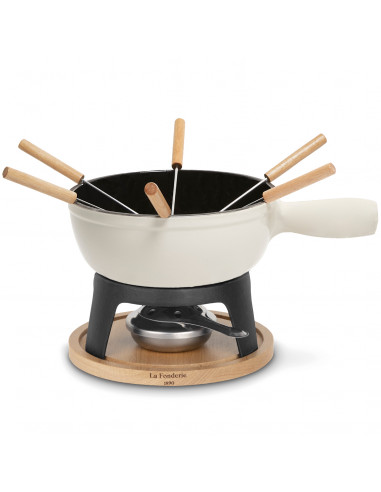 La Fonderie 1890 Mont Blanc - Service à fondue en fonte pour 6 personnes