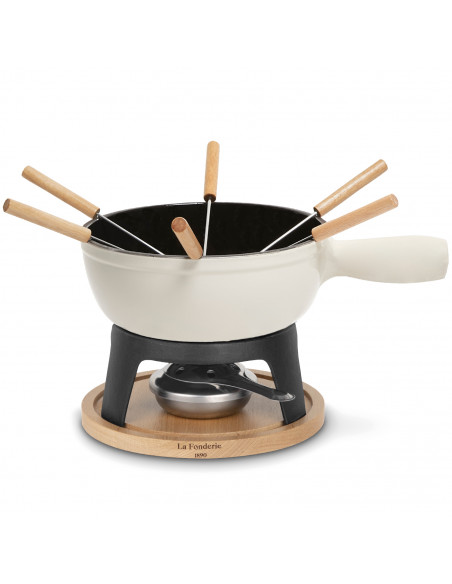 La Fonderie 1890 Mont Blanc - Service à fondue en fonte pour 6 personnes