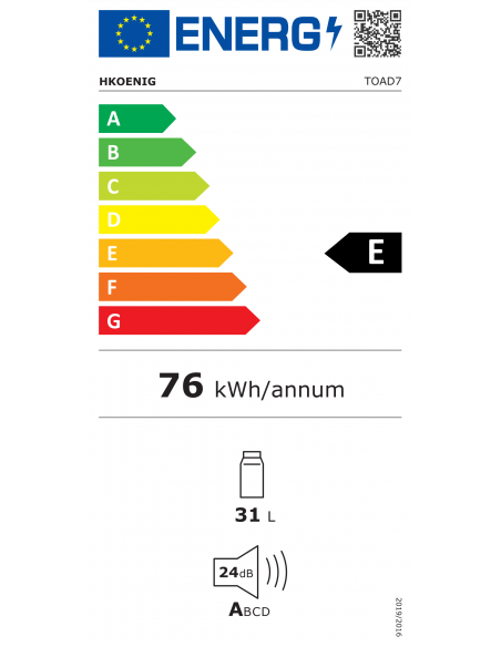 H.Koenig TOAD7 - Mini bar vintage 31 L Vert