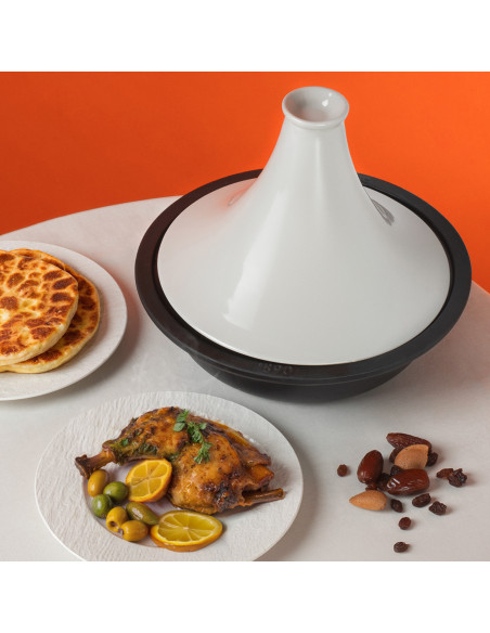 La Fonderie 1890 ASILAH - Tajine en fonte 29cm beige