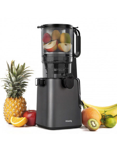 H.Koenig GSX26 - Extracteur de jus lent à grande ouverture
