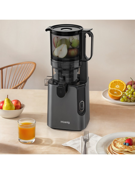 H.Koenig GSX26 - Extracteur de jus lent à grande ouverture