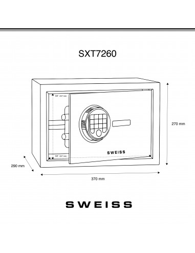 Sweiss SXT7260 - Coffre fort...