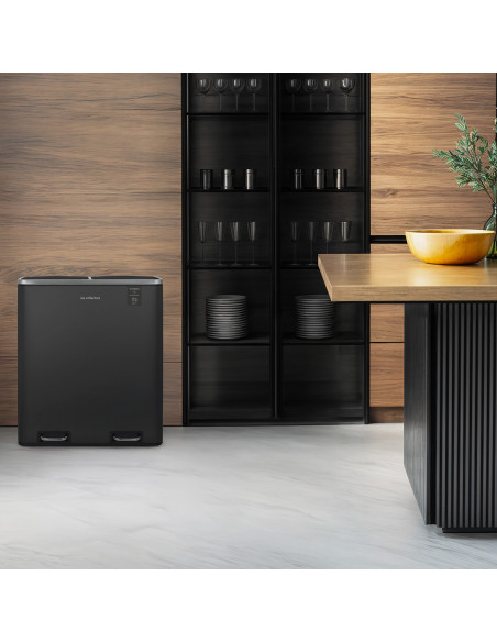 Les Collectors N°916 - Poubelle à pédale 2 x 30L, grey edition