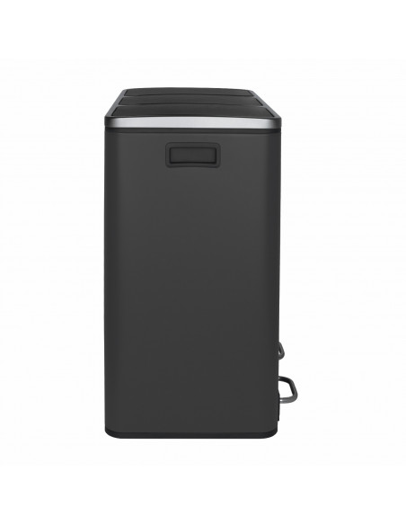 Les Collectors N°990 - Poubelle de tri à pédale 3 x 18 L, grey edition