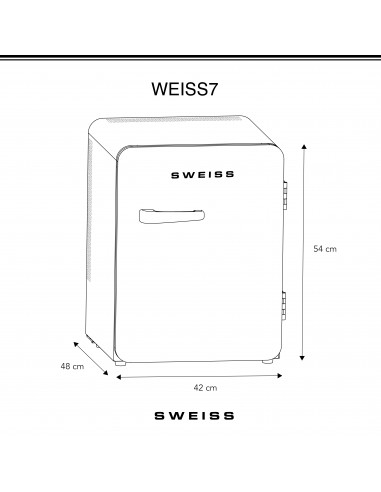 Sweiss WEISS7 - Mini bar vintage 31L...