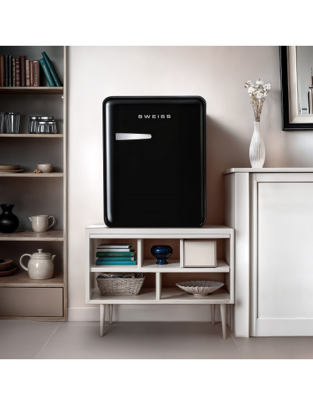 Sweiss WEISS9 - Mini bar vintage 31L noir