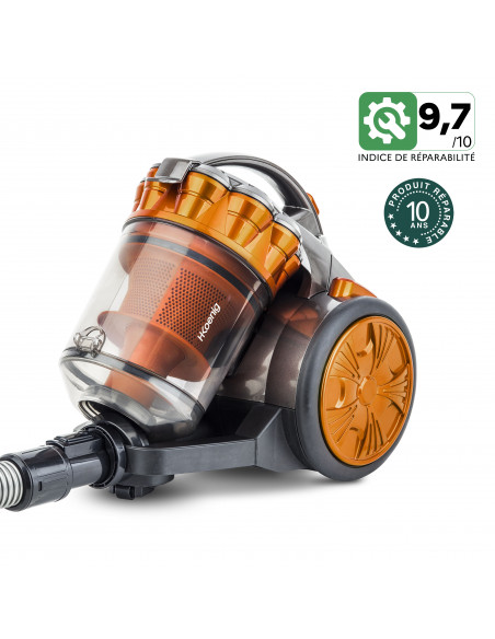 H.Koenig STC60 - Aspirateur comptact sans sac