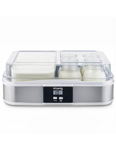 H.Koenig ELY120 - Yaourtière 2 en 1 -...