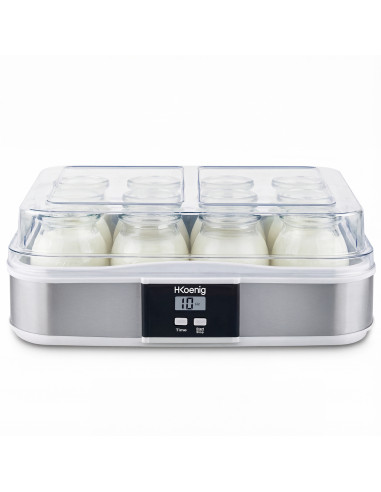 H.Koenig ELY120 - Yaourtière 2 en 1 -...