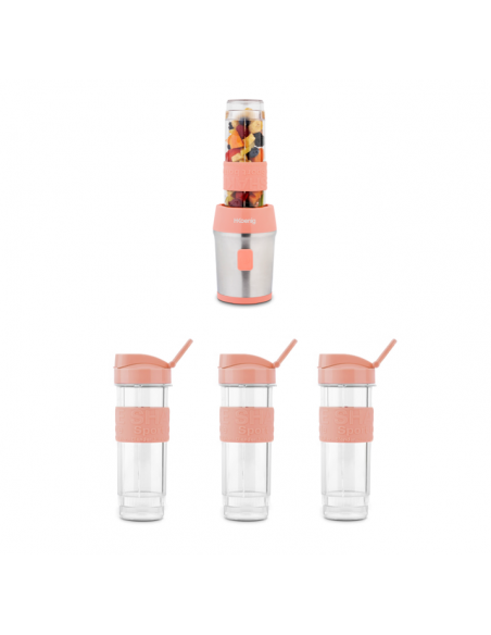 H.KOENIG SMOO10+BTL10 - Blender portable et kit bouteilles