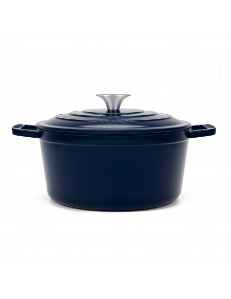 La Fonderie 1890 ALMA22 - Cocotte en fonte 22cm bleu