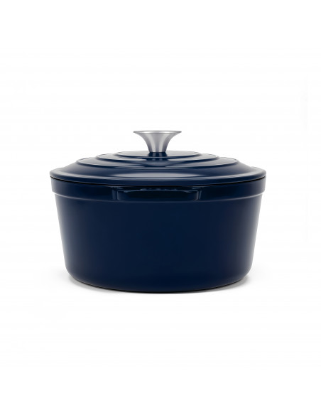 La Fonderie 1890 ALMA22 - Cocotte en fonte 22cm bleu