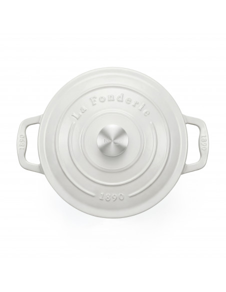 La Fonderie 1890 IENA22 - Cocotte en fonte 22cm beige